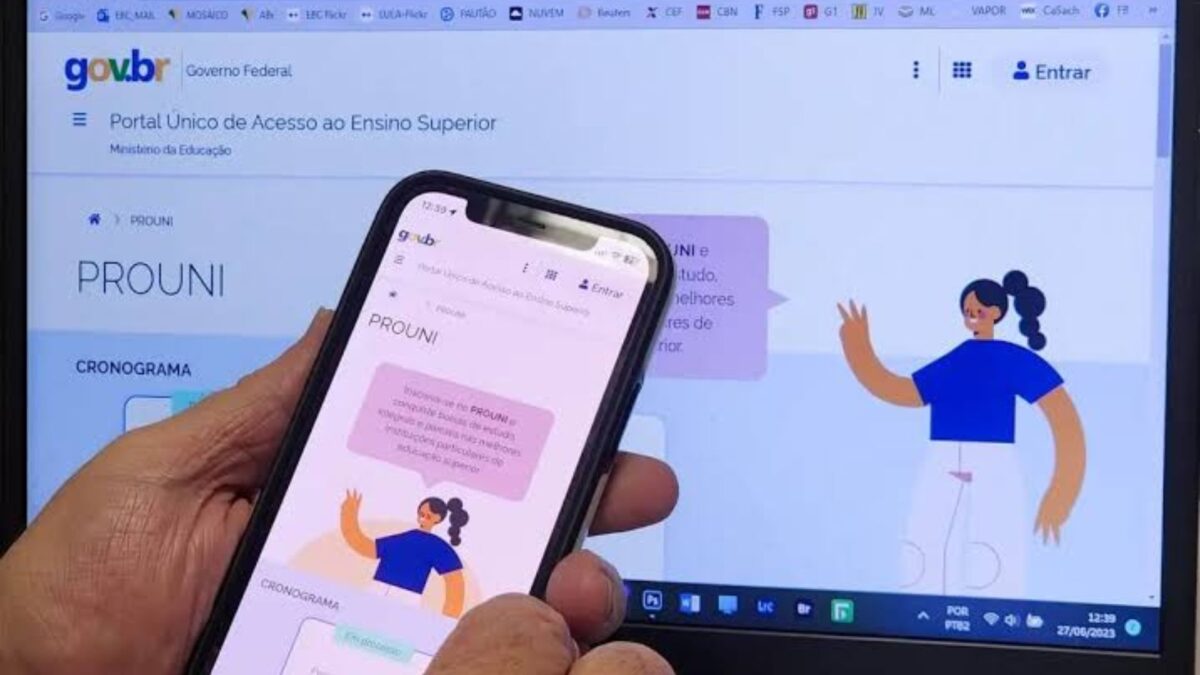 Prouni 2026: inscrição gratuita para o 2º semestre começa nesta terça