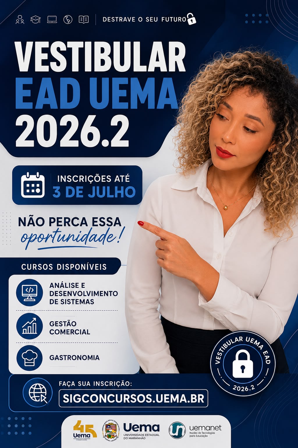 UEMA oferta três cursos em EAD